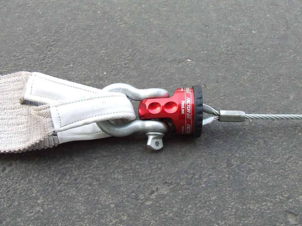 Factor 55 Winch Shackle ProLink Winch Shackle Mount Assembly Silver Factor 55 - 00015-05