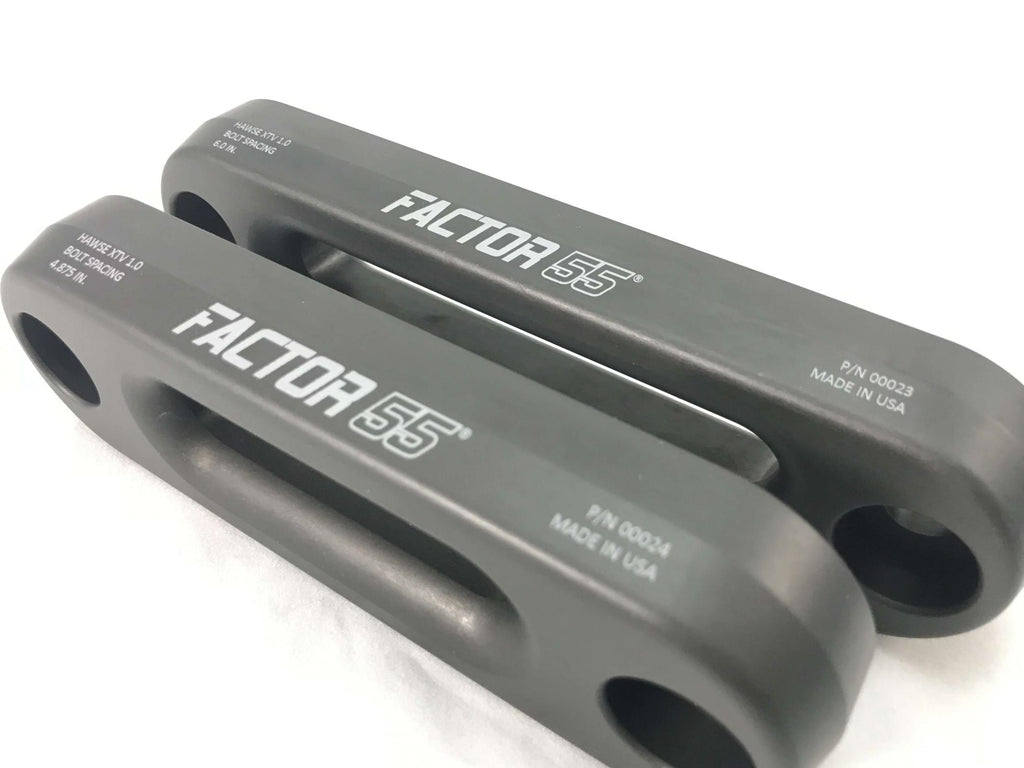 XTV Hawse Fairlead 6 Inch Powersports UTV/ATV Gun Metal Gray Factor 55