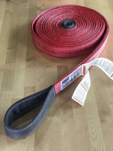 Load image into Gallery viewer, 30 Foot Tow Strap Standard Duty 30 Foot x 2 Inch Red Factor 55