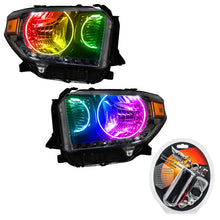 Load image into Gallery viewer, ORACLE Lighting Headlights Oracle 14-17 Toyota Tundra SMD HL - Dual Halo Kit - ColorSHIFT SEE WARRANTY