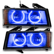 Load image into Gallery viewer, ORACLE Lighting Headlights Oracle Lighting 04-12 Chevrolet Colorado Pre-Assembled LED Halo Headlights -Blue SEE WARRANTY