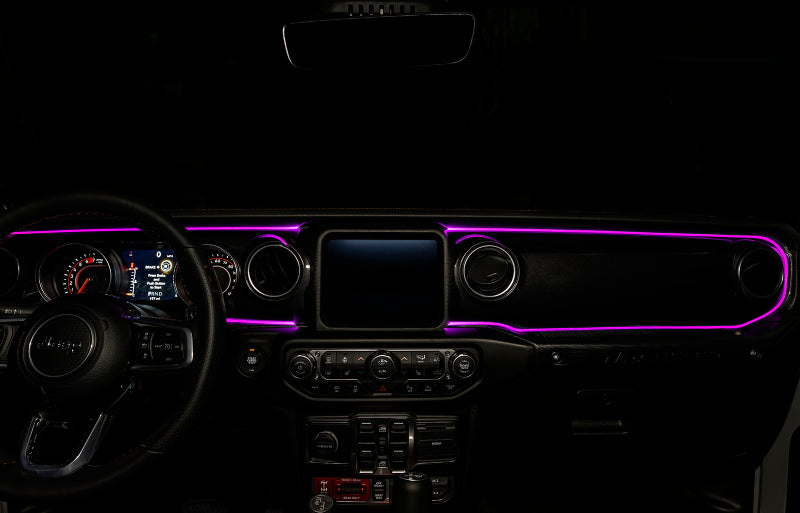ORACLE Lighting Light Accessories and Wiring ORACLE Lighting Jeep Wrangler JL / Gladiator JT ColorSHIFT Fiber Optic LED Interior Kit SEE WARRANTY