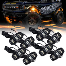 Load image into Gallery viewer, ORACLE Lighting Light Bars &amp; Cubes Oracle Underbody RGB+W Wheel Well Rock Light Kit - 8 PCS - ColorSHIFT SEE WARRANTY