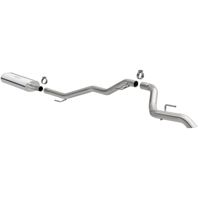 Magnaflow Catback MagnaFlow 2020 Jeep Gladiator 2.5in Rock Crawler Series Single Rear Exit SS Cat-Back Exhaust w/o Tip