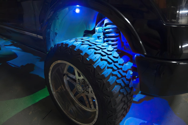 ORACLE Lighting Light Bars & Cubes Oracle Bluetooth + RF Underbody Rock Light Kit - 8 PCS - ColorSHIFT SEE WARRANTY