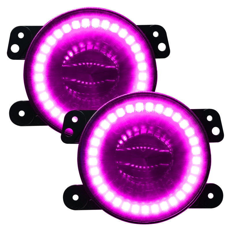 ORACLE Lighting Fog Lights Oracle Jeep Wrangler JK/JL/JT High Performance W LED Fog Lights - w/o Controller SEE WARRANTY