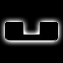 Load image into Gallery viewer, ORACLE Lighting Light Accessories and Wiring ORACLE Lighting Universal Illuminated LED Letter Badges - Matte Blk Surface Finish - U SEE WARRANTY