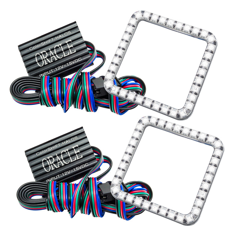 ORACLE Lighting Fog Lights Oracle Ford F-250/350 05-07 LED Fog Halo Kit - ColorSHIFT SEE WARRANTY