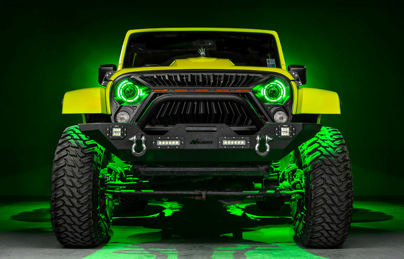 ORACLE Lighting Light Bars & Cubes ORACLE Lighting 0718 Jeep Wrangler JK Oculus 7in ColorSHIFT BiLED Projector Headlights SEE WARRANTY