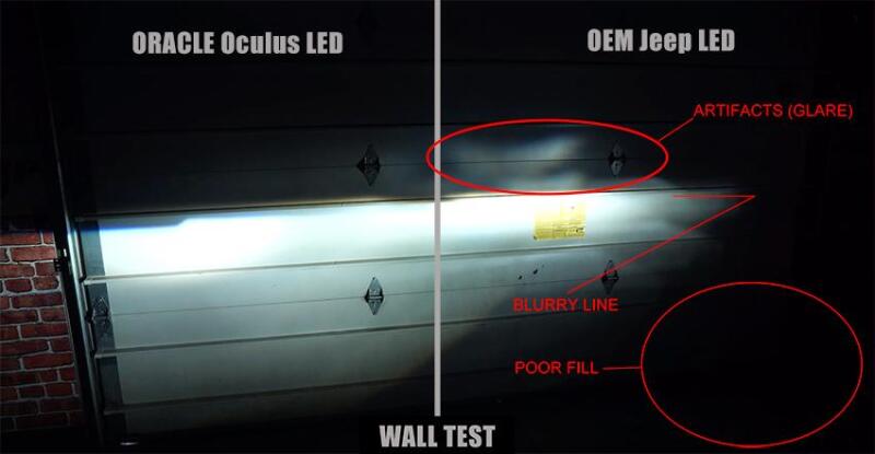 ORACLE Lighting Headlights Oracle Jeep Wrangler JL Oculus Bi-LED Projector Headlights- Graphite Metallic - 5500K SEE WARRANTY