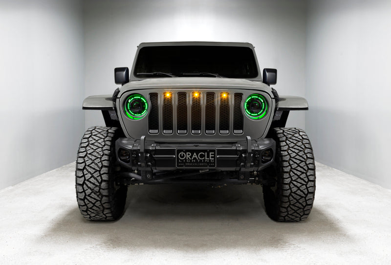 ORACLE Lighting Headlights Oracle Oculus Bi-LED Projector Headlights for Jeep JL/Gladiator JT - w/ Simple Cntrl SEE WARRANTY