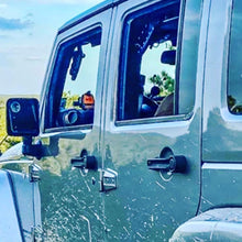 Load image into Gallery viewer, CMM Offroad Jeep with grab handles and mirrors installed — available from Offroad Trading Company