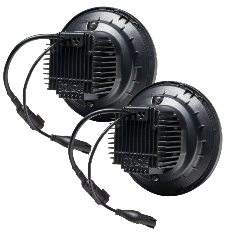 ORACLE Lighting Light Bars & Cubes ORACLE Lighting 0718 Jeep Wrangler JK Oculus 7in Switchback BiLED Projector Headlights SEE WARRANTY