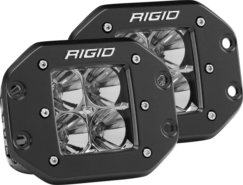 Rigid Industries Light Bars & Cubes Rigid Industries Dually - Flush Mount - Flood - Set of 2