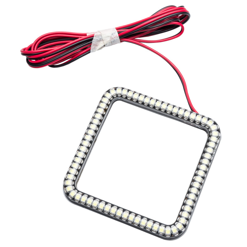 ORACLE Lighting Light Bars & Cubes Oracle Off-Road 3in Square WP LED Halo - White SEE WARRANTY