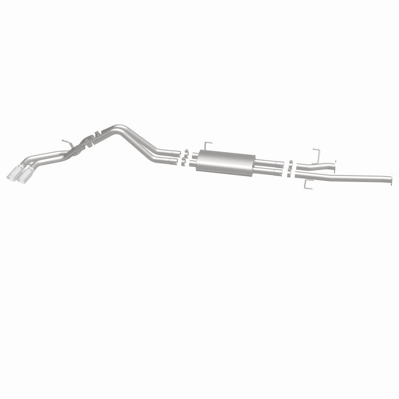 Magnaflow Catback MagnaFlow 14 Toyota Tundra V8 4.6L/5.7L Stainless C/b Exhaust Dual same side pass. rear tire