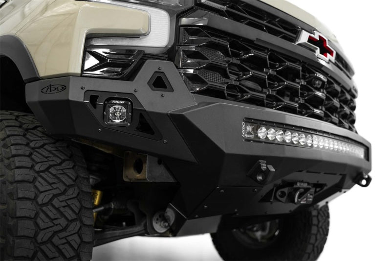 Addictive Desert Designs Bumpers - Steel Addictive Desert Designs 2022+ Chevy Silverado 1500 ZR2 Stealth Fighter Front Bumper