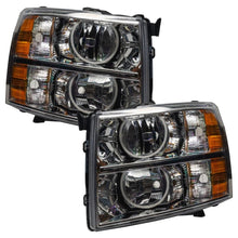 Load image into Gallery viewer, ORACLE Lighting Headlights Oracle 07-13 Chevrolet Silverado SMD HL - Round Style - ColorSHIFT w/ BC1 Controller