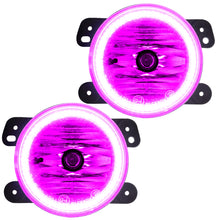 Load image into Gallery viewer, ORACLE Lighting Fog Lights Oracle Lighting 07-09 Jeep Wrangler JK Pre-Assembled LED Halo Fog Lights -Pink