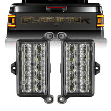 Load image into Gallery viewer, ORACLE Lighting Tail Lights Oracle Lighting Jeep Gladiator JT Dual Reverse LED Flush Taillight - Amber/White SEE WARRANTY