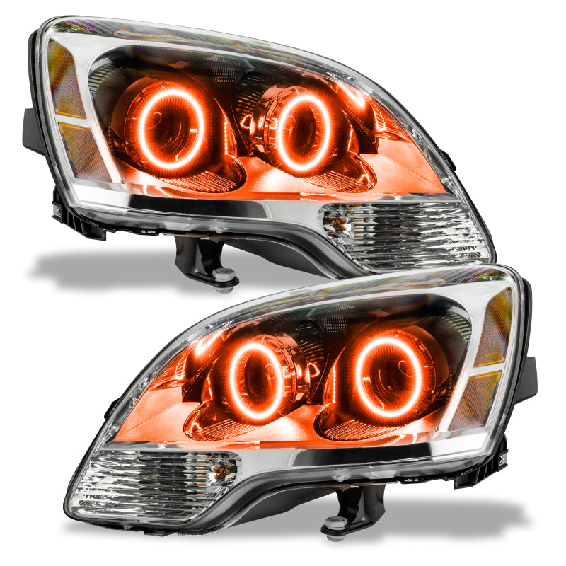 ORACLE Lighting Headlights Oracle Lighting 08-12 GMC Acadia Non-HID Pre-Assembled LED Halo Headlights -Amber SEE WARRANTY