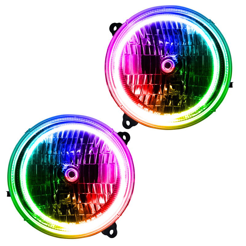 ORACLE Lighting Headlights Oracle 02-04 Jeep Liberty SMD HL - ColorSHIFT SEE WARRANTY