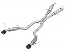 Load image into Gallery viewer, MBRP Catback MBRP 2012+ Jeep Grand Cherokee SRT 6.4L 3in Dual Rear Exit T304SS Catback Exhaust - CF Tips