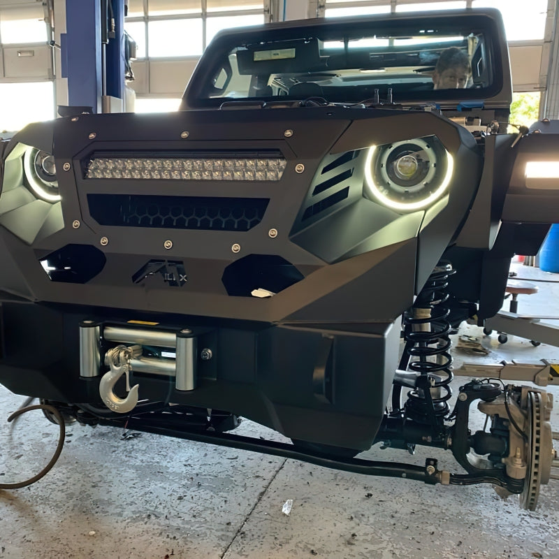 ORACLE Lighting Headlights Oracle Jeep JL/Gladiator JT Oculus Bi-LED Projector Headlights - Amber/White Switchback SEE WARRANTY