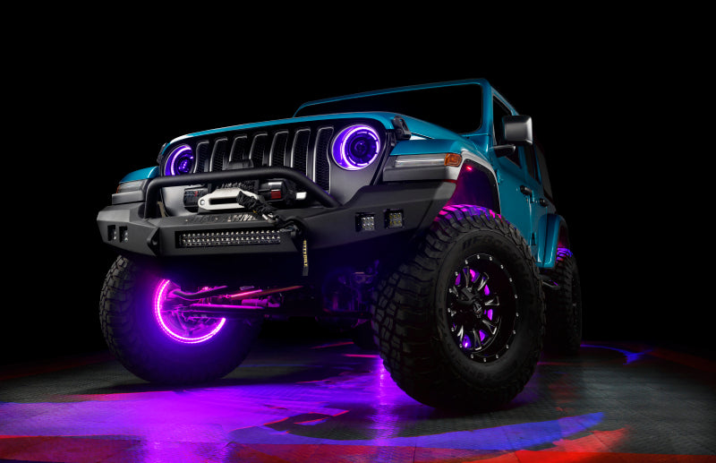 ORACLE Lighting Light Bars & Cubes Oracle Bluetooth + RF Underbody Rock Light Kit - 8 PCS - ColorSHIFT SEE WARRANTY
