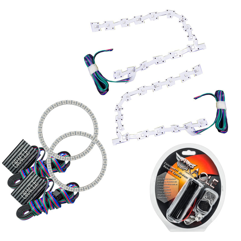ORACLE Lighting Headlights Oracle 11-19 Chrysler 300C DRL Upgrade w/ Halo Kit - ColorSHIFT SEE WARRANTY