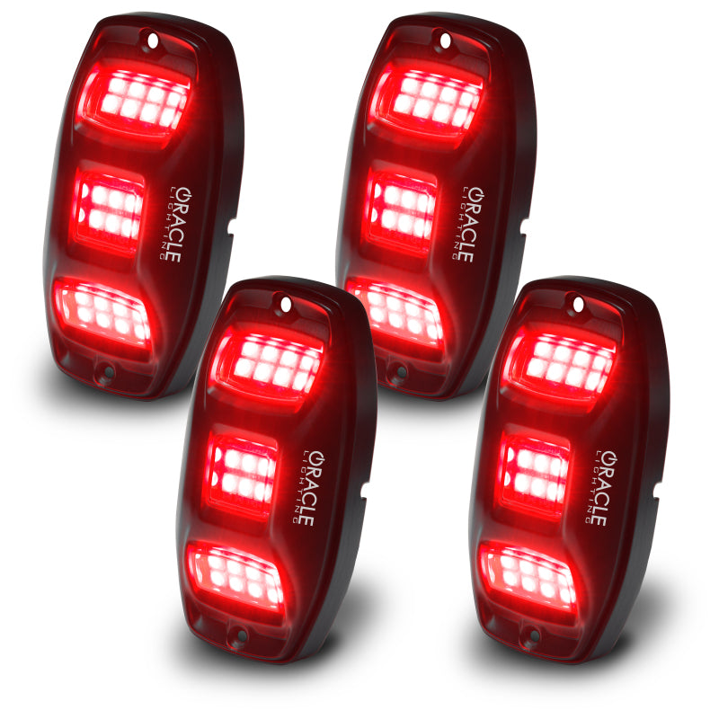 ORACLE Lighting Light Bars & Cubes Oracle Underbody  RGB+W Wheel Well Rock Light Kit - 4 PCS - ColorSHIFT SEE WARRANTY