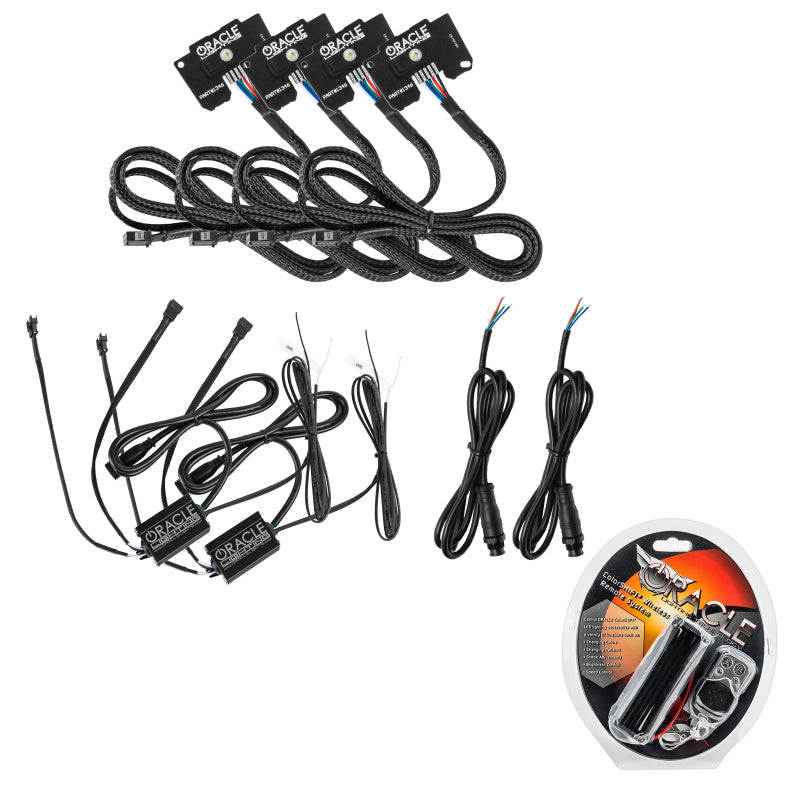 ORACLE Lighting Headlights Oracle Jeep Wrangler JL/Gladiator JT RGB+W Headlight DRL Upgrade Kit - ColorSHIFT SEE WARRANTY