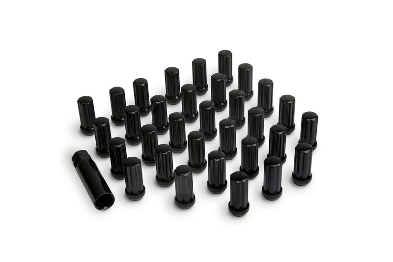ICON Lug Nuts ICON Alloys Lug Nut Kit Black - 14x1.5 - 32 Lug Nuts w/ Key