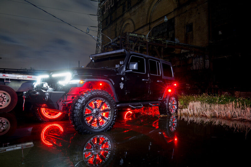 ORACLE Lighting Light Bars & Cubes Oracle Bluetooth + RF Underbody Rock Light Kit - 8 PCS - ColorSHIFT SEE WARRANTY