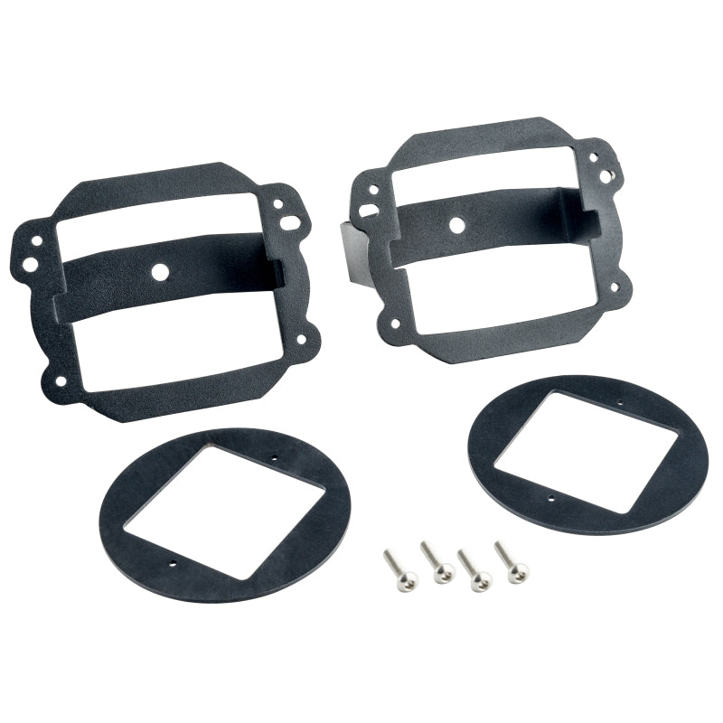 ORACLE Lighting Brackets Oracle Jeep JK Fog Light to Cube Light Conversion Mount Brackets (Pair) w/ Bezel SEE WARRANTY