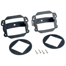 Load image into Gallery viewer, ORACLE Lighting Brackets Oracle Jeep JK Fog Light to Cube Light Conversion Mount Brackets (Pair) w/ Bezel SEE WARRANTY