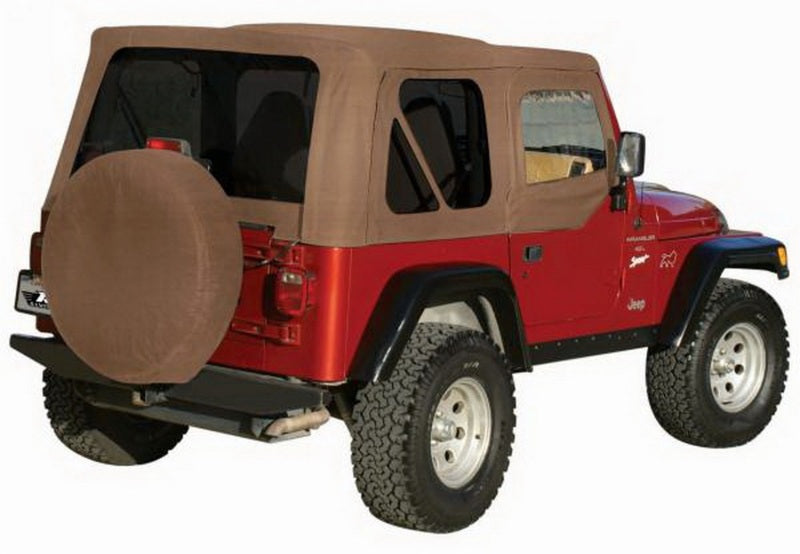 Rampage Soft Tops Rampage 1997-2006 Jeep Wrangler(TJ) OEM Replacement Top - Khaki