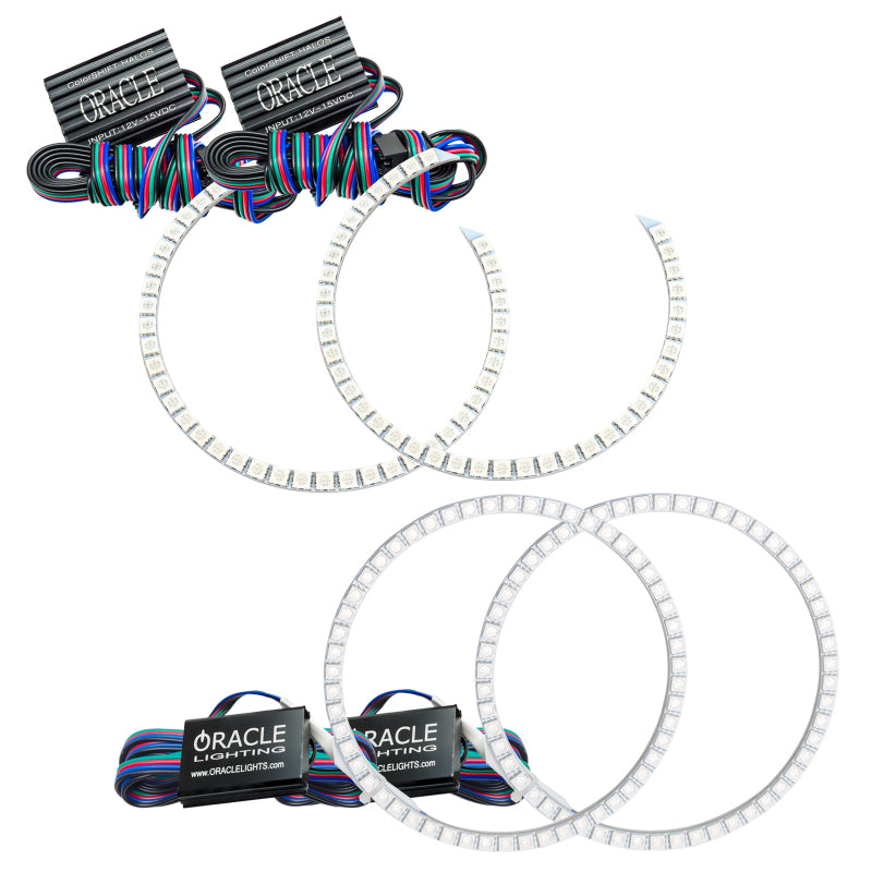 ORACLE Lighting Headlights Oracle GMC Denali 00-06 Halo Kit - ColorSHIFT w/o Controller SEE WARRANTY