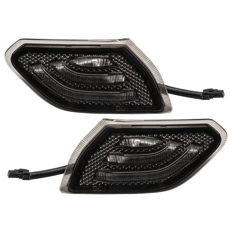 ORACLE Lighting Light Strip LED Oracle Jeep Wrangler JL Smoked Lens LED Front Sidemarkers SEE WARRANTY
