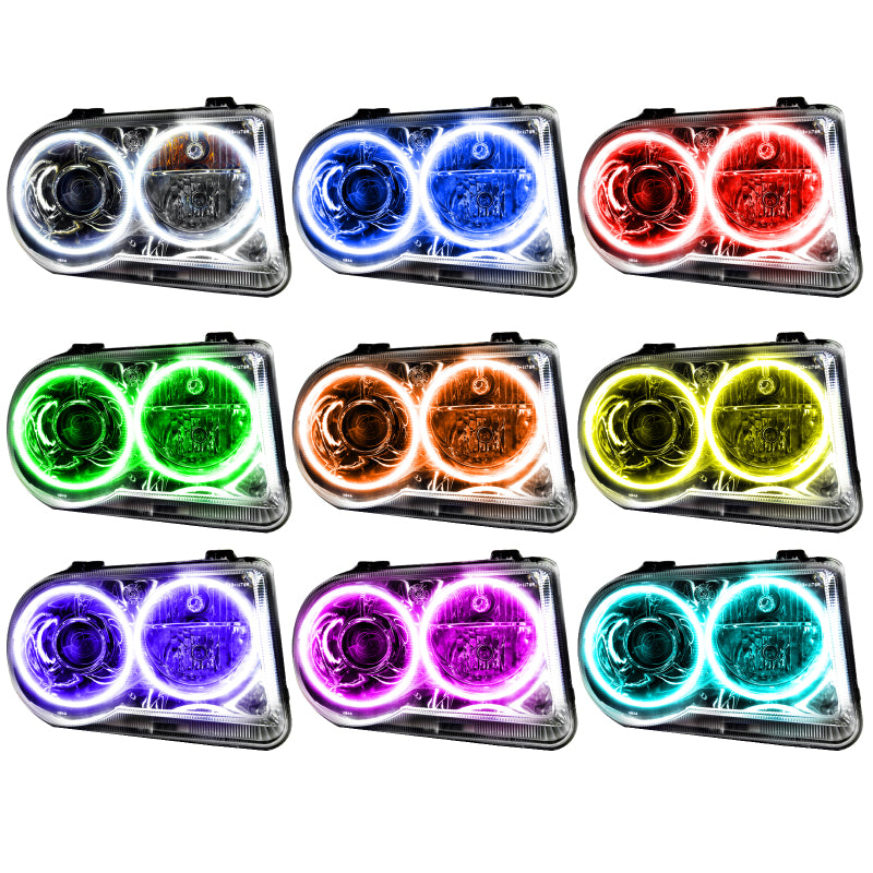 ORACLE Lighting Headlights Oracle 05-10 Chrysler 300C V8 SMD HL - Non HID - ColorSHIFT w/ RF Controller SEE WARRANTY