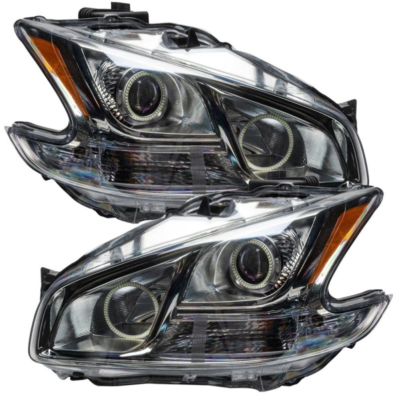 ORACLE Lighting Headlights Oracle 09-13 Nissan Maxima SMD HL (Non-HID)-Chrome - ColorSHIFT w/ BC1 Controller
