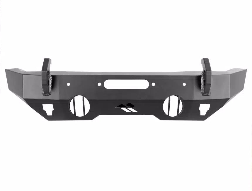 Rugged Ridge Bumpers - Steel Rugged Ridge HD Bumper Stubby Front 07-18 Jeep Wrangler JK 18-20 Jeep Wrangler JL 2020 JT