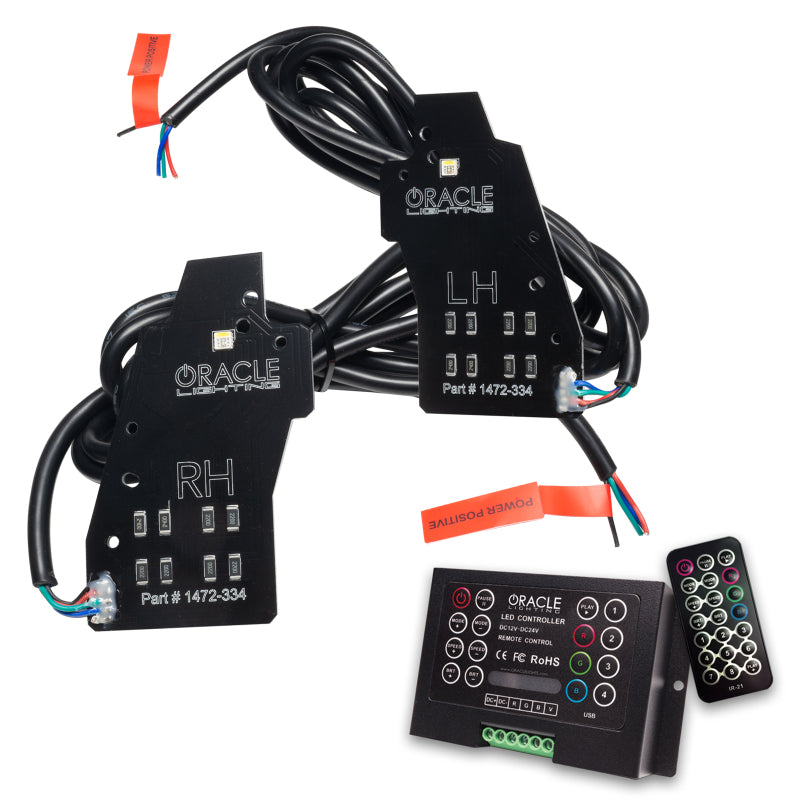 ORACLE Lighting Headlights Oracle 20-22 Ford Explorer Dynamic RGB Headlight DRL Kit - - w/ 2.0 Controller SEE WARRANTY