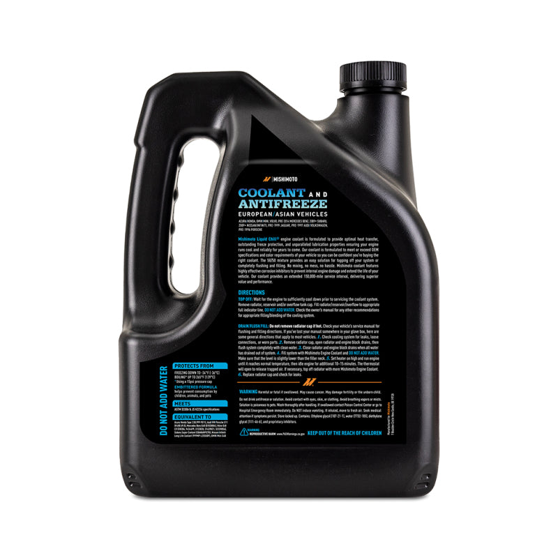 Mishimoto Coolants Mishimoto Liquid Chill EG Coolant, European/Asian Vehicles, Blue