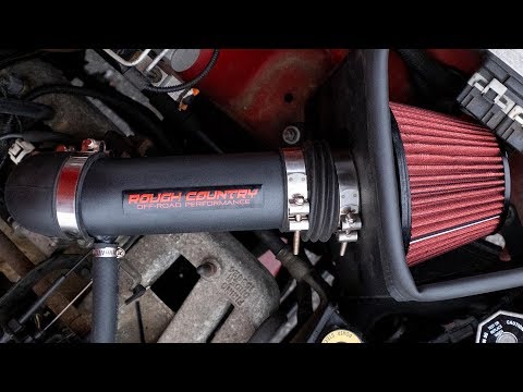 4.8L/5.3L/6.0L Cold Air Intake Kit Chevy Silverado 1500 (07-08) With Pre-Filter Bag Rough Country
