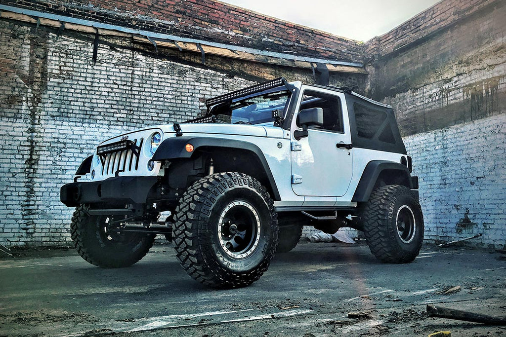 Jeep Front Bumper Caps 07-18 Wrangler JK Rough Country