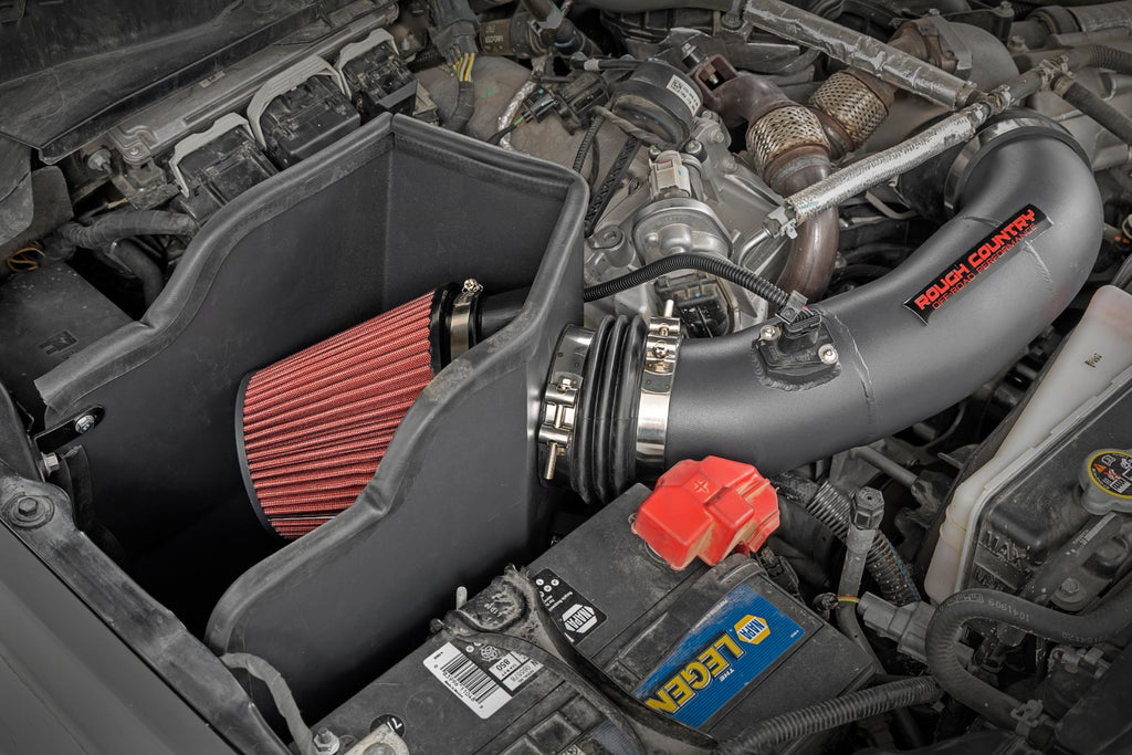 Rough Country 6.7L Cold Air Intake w//Prefilter Ford Super Duty (17-20) With Pre-Filter Bag Rough Country