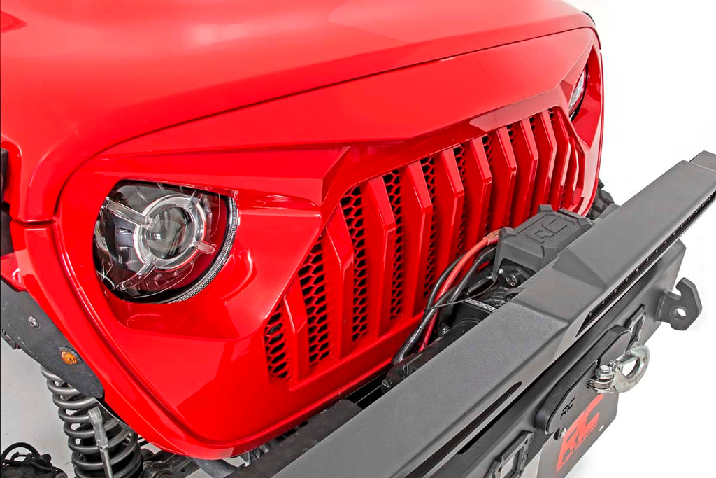 Jeep JL/Gladiator Angry Eyes Replacement Grille 2018-Pres Jeep JL 20-Up Gladiator Rough Country