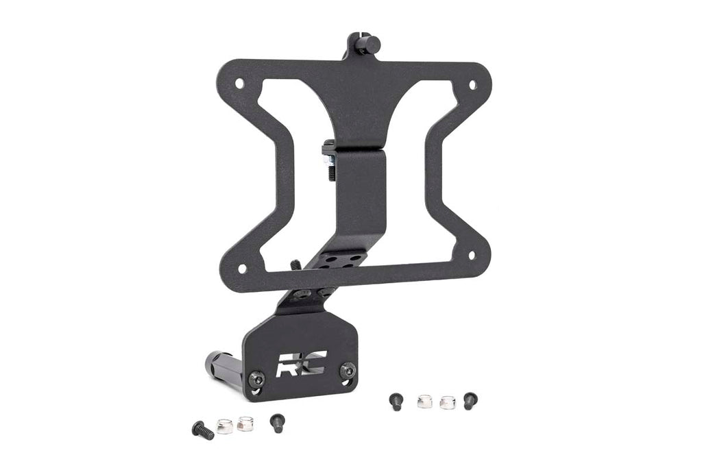 Rough Country License Plate Bracket Jeep License Plate Adapter 07-18 Wrangler JK / JK Unlimited Rough Country - 10541