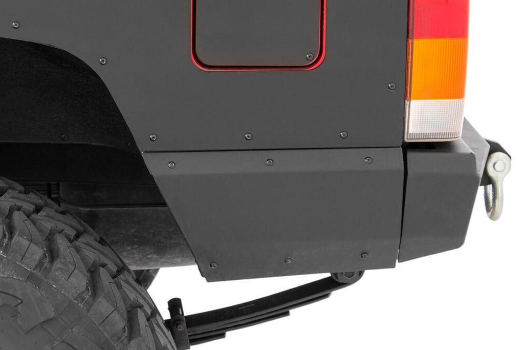 Rough Country Fender Flares Jeep Rear Lower Quarter Panel Armor for Trimmed Fender Flares 97-01 Cherokee XJ Rough Country - 10572